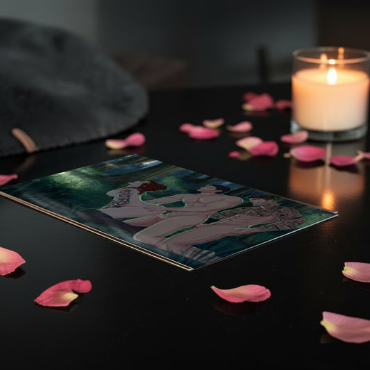 Spicy Art Print - Nova, Teddy & Silas - Forest Scene